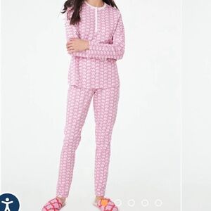 Roller Rabbit Hathor Cotton Pajamas Elephant Pink XS